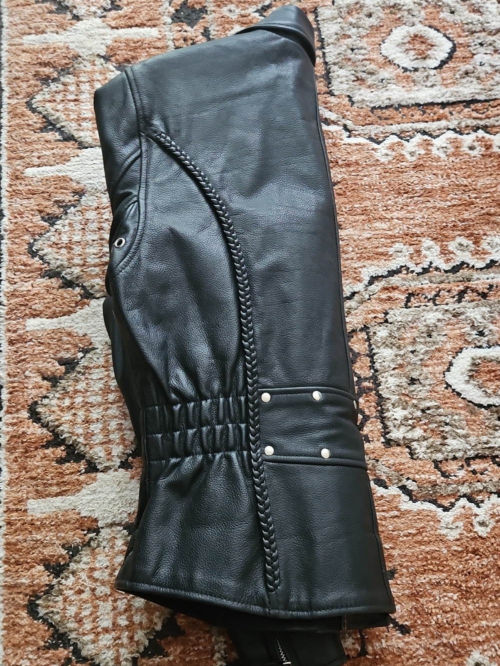 First Classics Women's Leather Motorcycle Jacket Sz M - Picture 12 of 12
